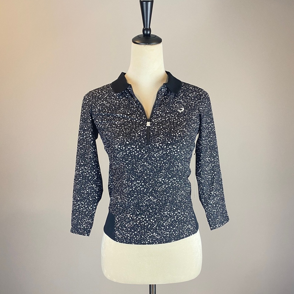 NWT Foray 3/4 Sleeve Polo Women's XS Top